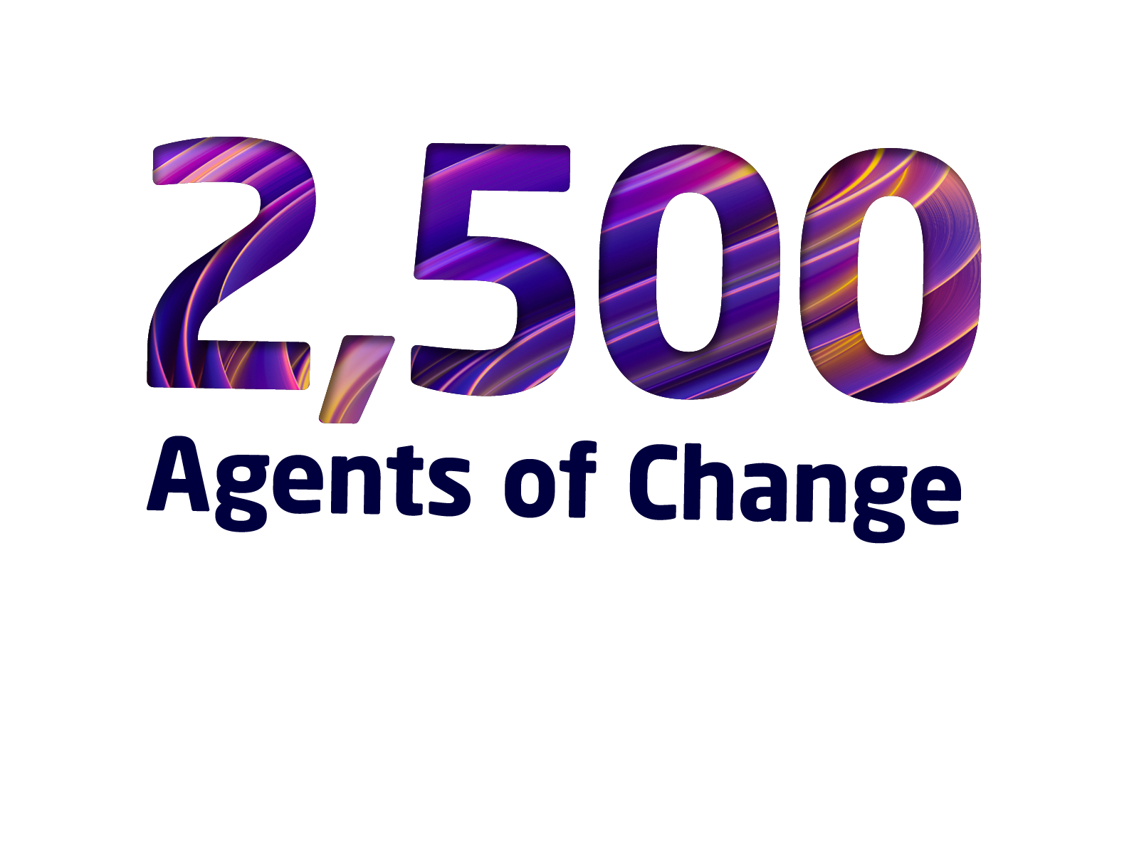 a purple and yellow text